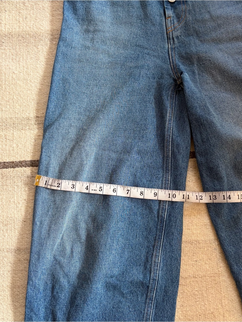 MM6 Maison Margiela Blue Button Jeans - Picture 9 of 13